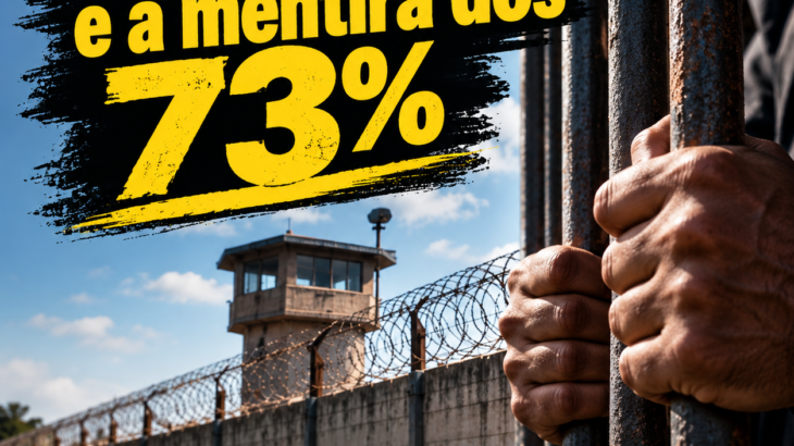 Os presidiários e a mentira dos 73%