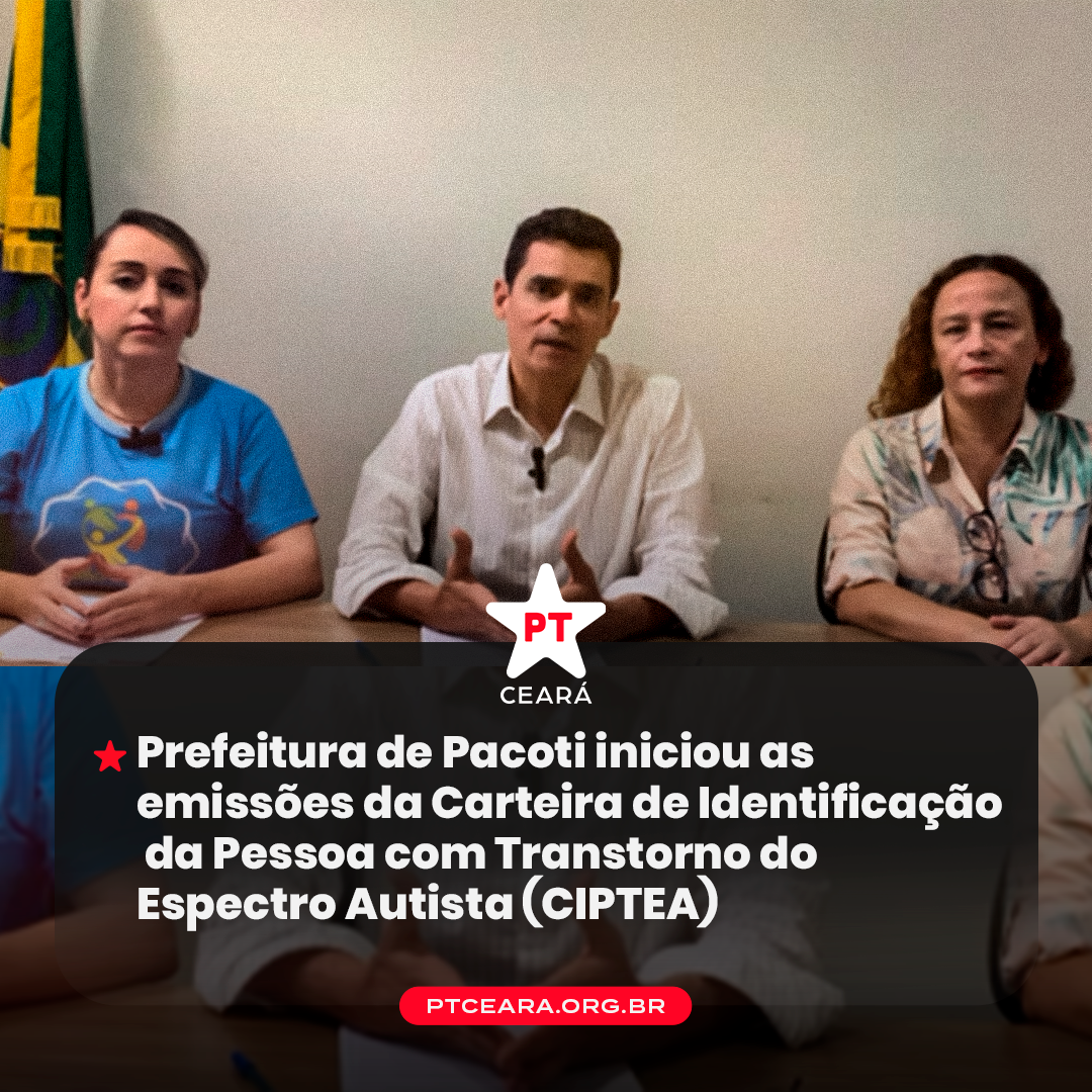 Prefeitura de Pacoti iniciou as emissões da Carteira de Identificação da Pessoa com Transtorno do Espectro Autista (CIPTEA)