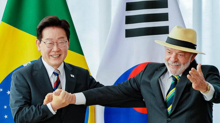 Lula firma parcerias em tecnologia, defesa e educação com presidente da Coreia do Sul