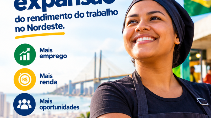 Ceará registra 2ª maior expansão do rendimento do trabalho no Nordeste