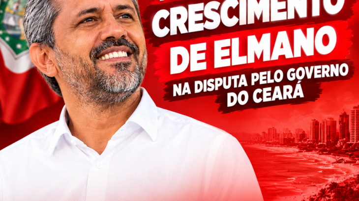 Pesquisa aponta crescimento de Elmano na disputa pelo Governo do Ceará